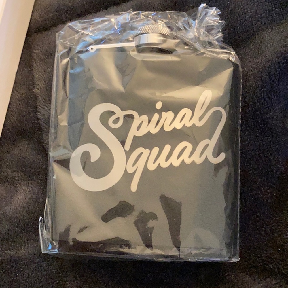 Jersey Shore Family Vacation Spiral Squad Flask